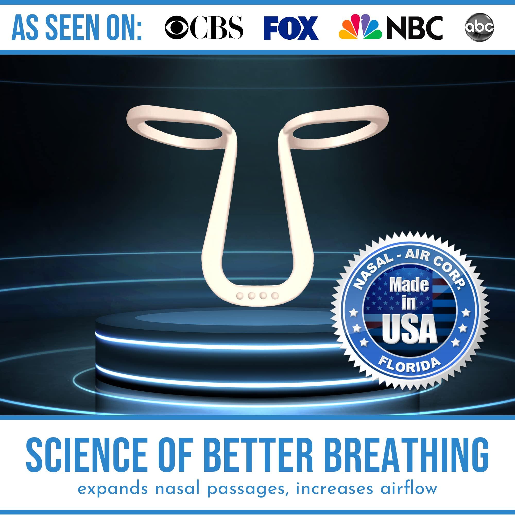 Nasilator Made in USA! Nasilator Anti-Snoring Devices - Soft and Flexible Nasal Dilators | Improves Breathing & Sleeping | Snoring Solution | Reusable & Better Than Nasal Strips Pack of 4 (Medium)