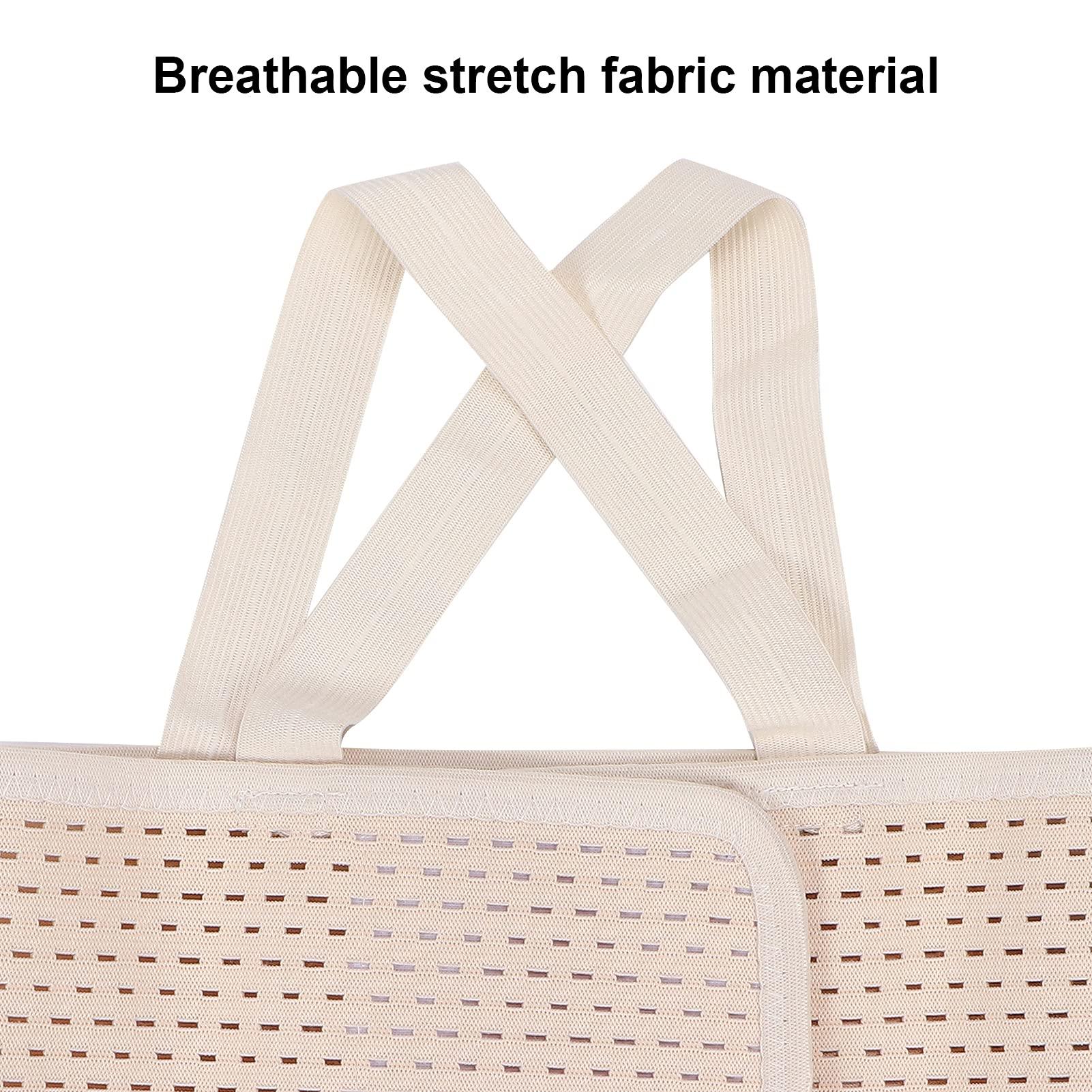 Dioche Dioche Kid\'s Breathable Chest Belt, Broken Rib Brace Rib Support Wrap Rib Cage Protector Wrap for Ribs or Bruised Ribs Support, Sternum Injuries(XL)