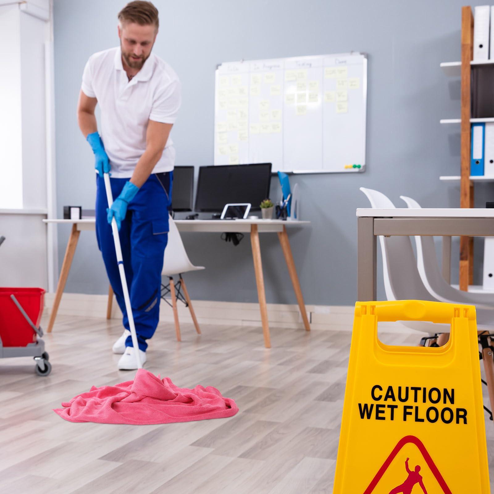 SmoothNovelty SmoothNovelty 10 Pcs Extra Large Microfiber Cleaning Cloth 30\" x 20\" Large Floor Microfiber Towel Reusable Washable Free Lint Free Cloth Rag for Squeegee Mop Floor Window Housekeeping (Bright Color)