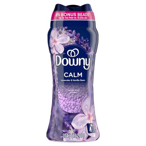 Downy Downy Infusions In-Wash Laundry Scent Booster Beads, CALM, Soothing Lavender and Vanilla Bean, 12.2 oz