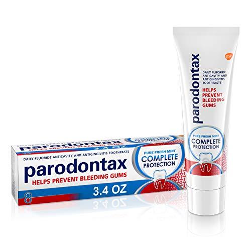 Parodontax Parodontax Complete Protection Toothpaste for Bleeding Gums, Gingivitis Treatment and Cavity Prevention, Pure Fresh Mint - 3.4 Ounces