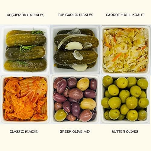 Olive My Pickle Real Fermented & Probiotic Sauerkraut for Gut Health - BIG FERMENT BUNDLE (6 PACK) by Olive My Pickle