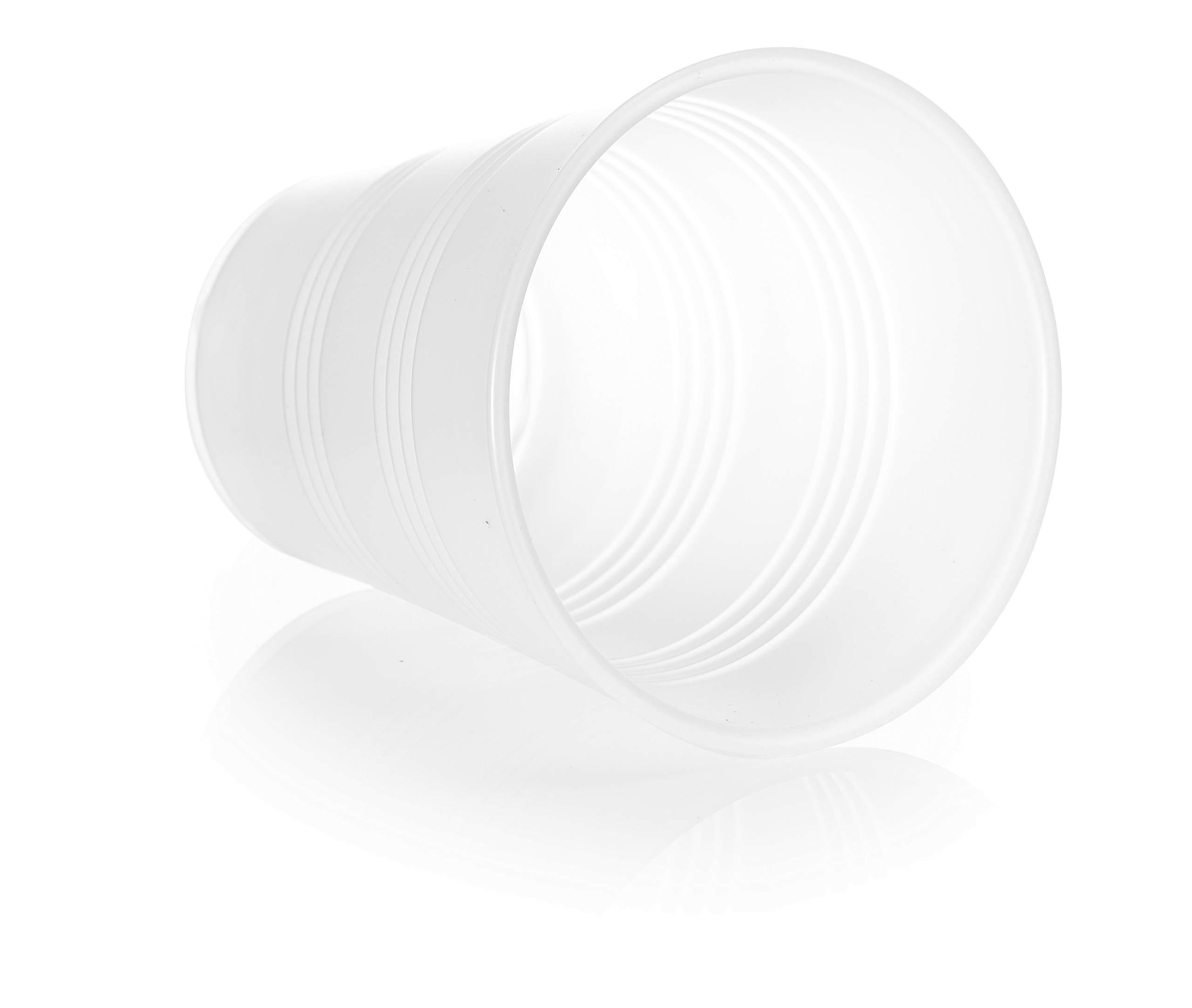 EcoQuality 3 oz Translucent Plastic Cups - Disposable 3 Ounce Cold Drink Party Cups - Cold Drink, Soda Cups, Party Cups, Office Water Cups, Drinking Cups for Home, Events, Wedding, Parties, Takeout (2500 PACK)