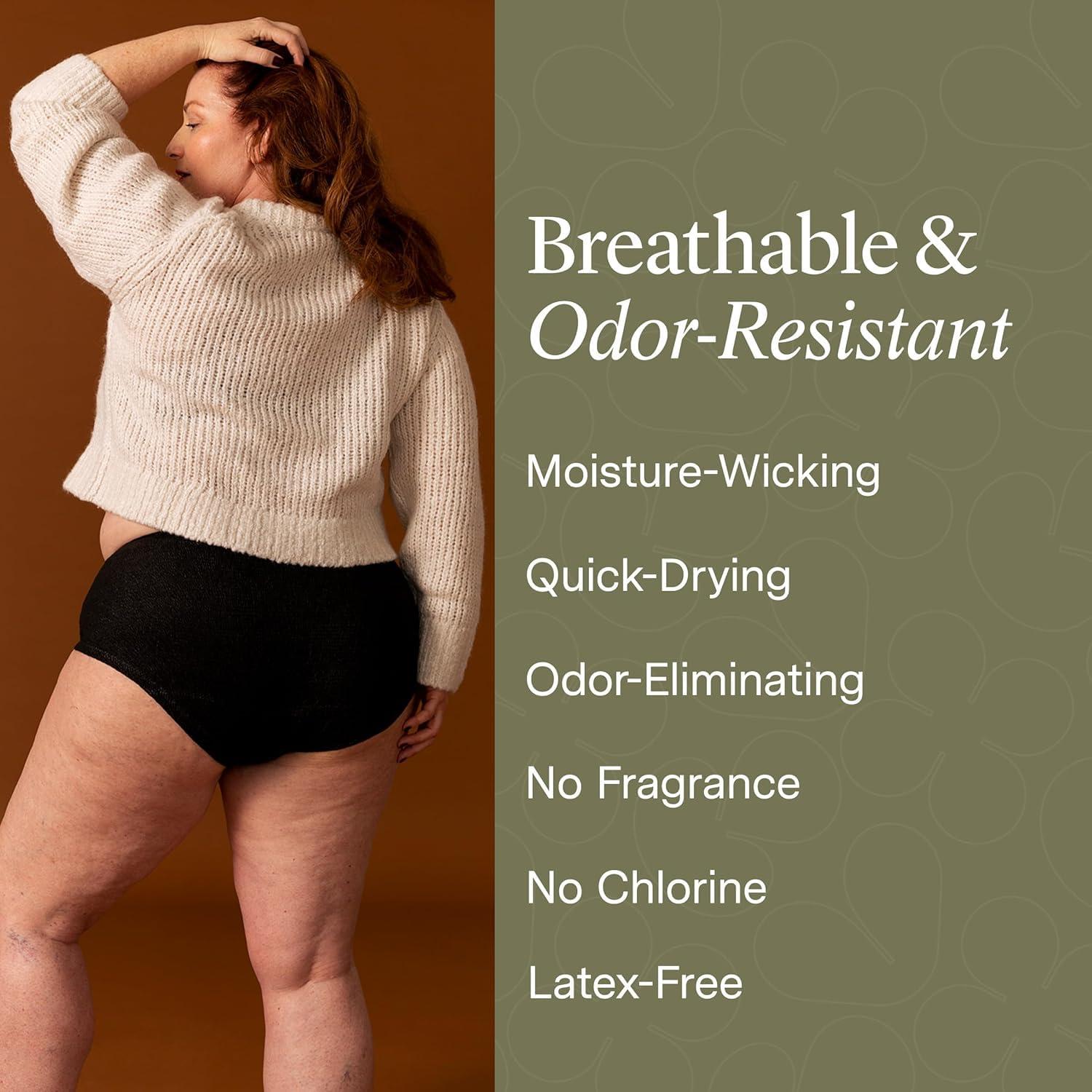 Hazel Hazel High-Waist Pull-Ups Disposable Womens Underwear, Black, Large, 10 Counts, Pack of 1