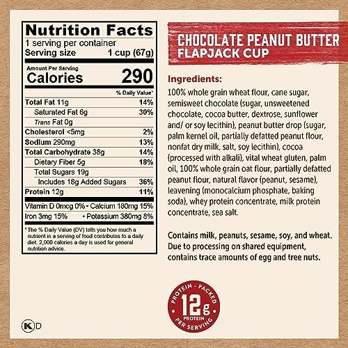Kodiak Cakes Kodiak Cakes Pancake On the Go, Chocolate Peanut Butter, 2.5 Ounce (Pack of 12)