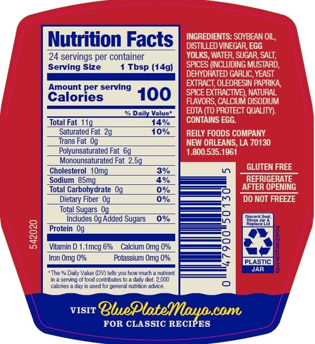 Blue Plate Mayonnaise Blue Plate Hot & Spicy Mayonnaise, Rich and Creamy Mayo with a Southern Kick 12 fl oz Squeeze Bottle (Pack of 6)