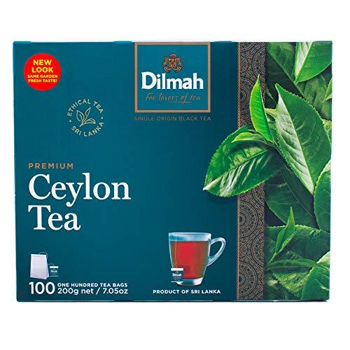 Dilmah Dilmah Premium 100% Pure Ceylon Tea, 100-Count Tea Bags (Pack of 3)