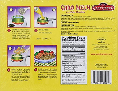 Goya Cantonesa Chao Mein Noodles With Soy Sauce, 12 Ounce