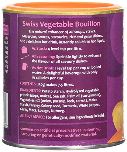 Marigold Marigold Swiss Vegetable Vegan Bouillon Powder Reduced Salt 150 g