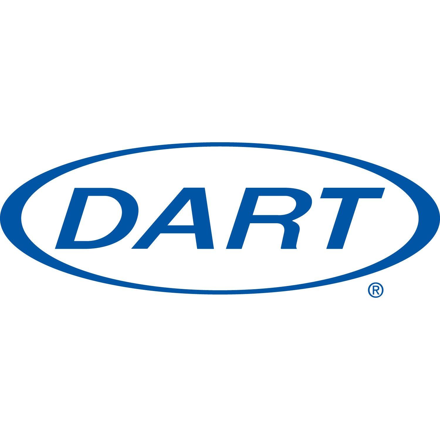 DART Dart - Open-Top Dome Lid For 16-24 Oz Plastic Cups, Clear, 1.9"Dia Hole, 1000/Carton