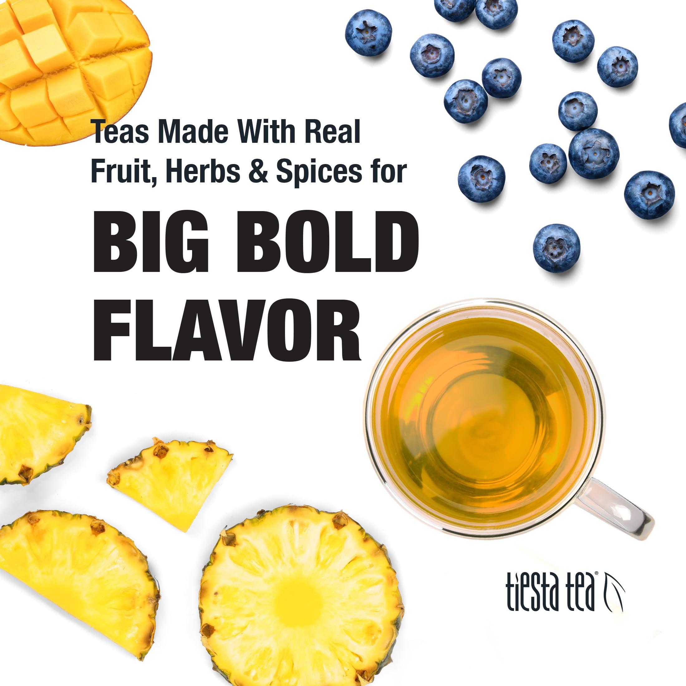 Tiesta Tea Tiesta Tea - Pineapple Blues | Blueberry Pineapple Green Tea | Premuim Tropical Loose Leaf Tea Blend | Medium Caffeinated Green Tea | Make Hot or Iced Tea & Up to 25 Cups - 2 Ounce Resealable Pouch