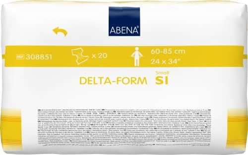 Abena Abena Delta-Form Adult Incontinence Briefs, Level 1, (Small to Large Sizes) Small, 80 Count