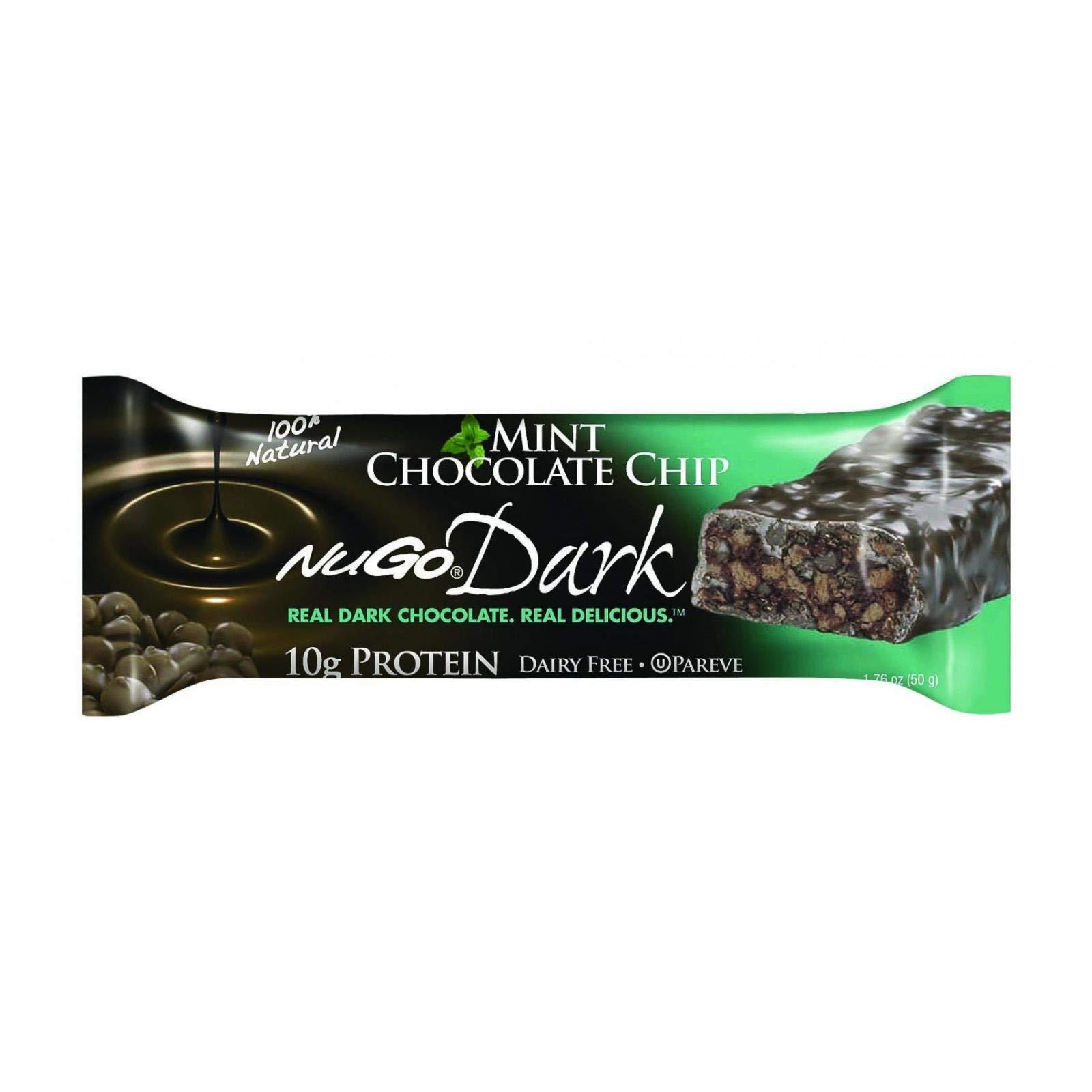 NuGo NuGo Dark Mint Chocolate Chip (12 Bars)