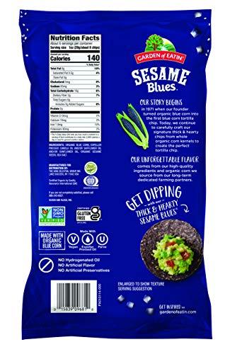 Garden of Eatin' Garden of Eatin' Tortilla Chips, Sesame Blues, 5.5 oz. (Pack of 12)