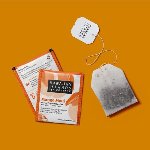 HAWAIIAN ISLANDS TEA COMPANY Hawaiian Islands Tea Company Mango Maui Black Tea, All Natural - 20 Teabags (1 Box)