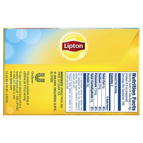 Lipton Lipton Unsweetened Iced Tea Bags, Family Size Zero Calories, 48 Total Bags