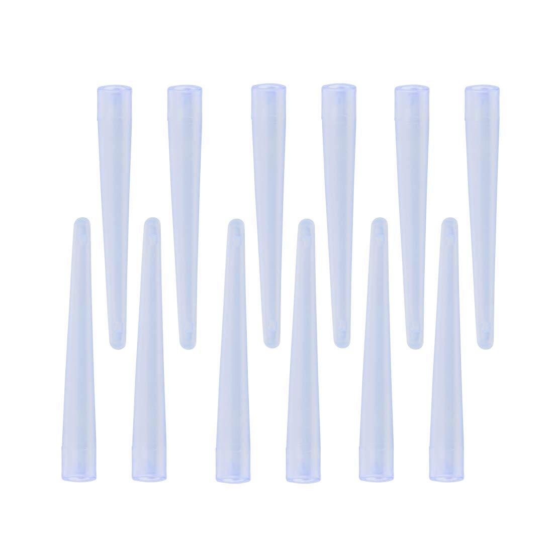 KIMANN KIMANN Enema Replacement Nozzle Tips (12 Pcs) - BPA-Free Enema Parts, Flexible Soft PVC Comfort Nozzle Enema Attachment