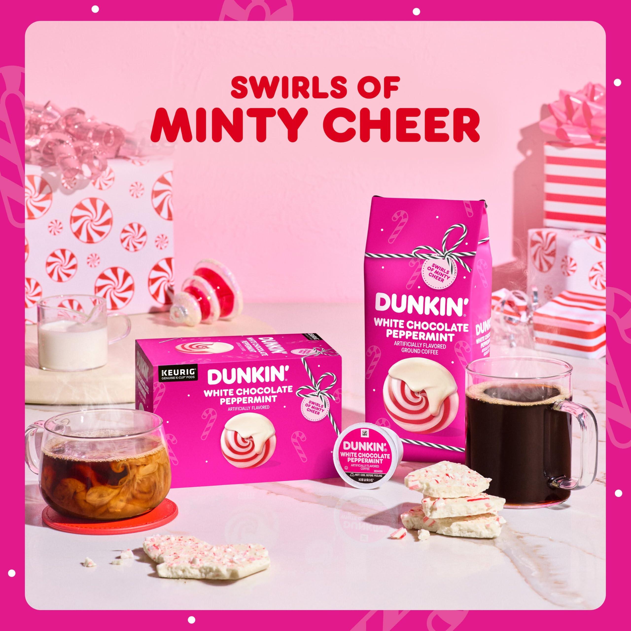 Dunkin' Dunkin Polar Peppermint Flavored Coffee, 60 Keurig K-Cup Pods