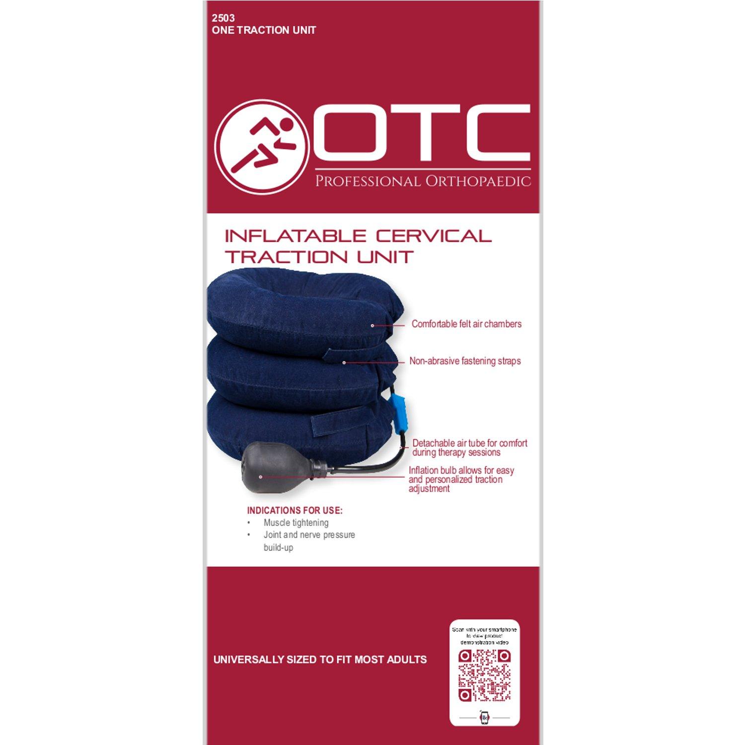 OTC OTC Cervical Traction Unit, Head Neck Spine, Inflatable, Select Series (Pack of 2)