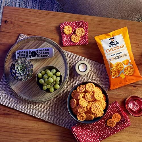 Quaker Quaker Rice Crisps, Gluten Free, 3 Flavor, Single Serve, 0.67, Savory Variety Pack, 20.1 Oz,Pack of 30