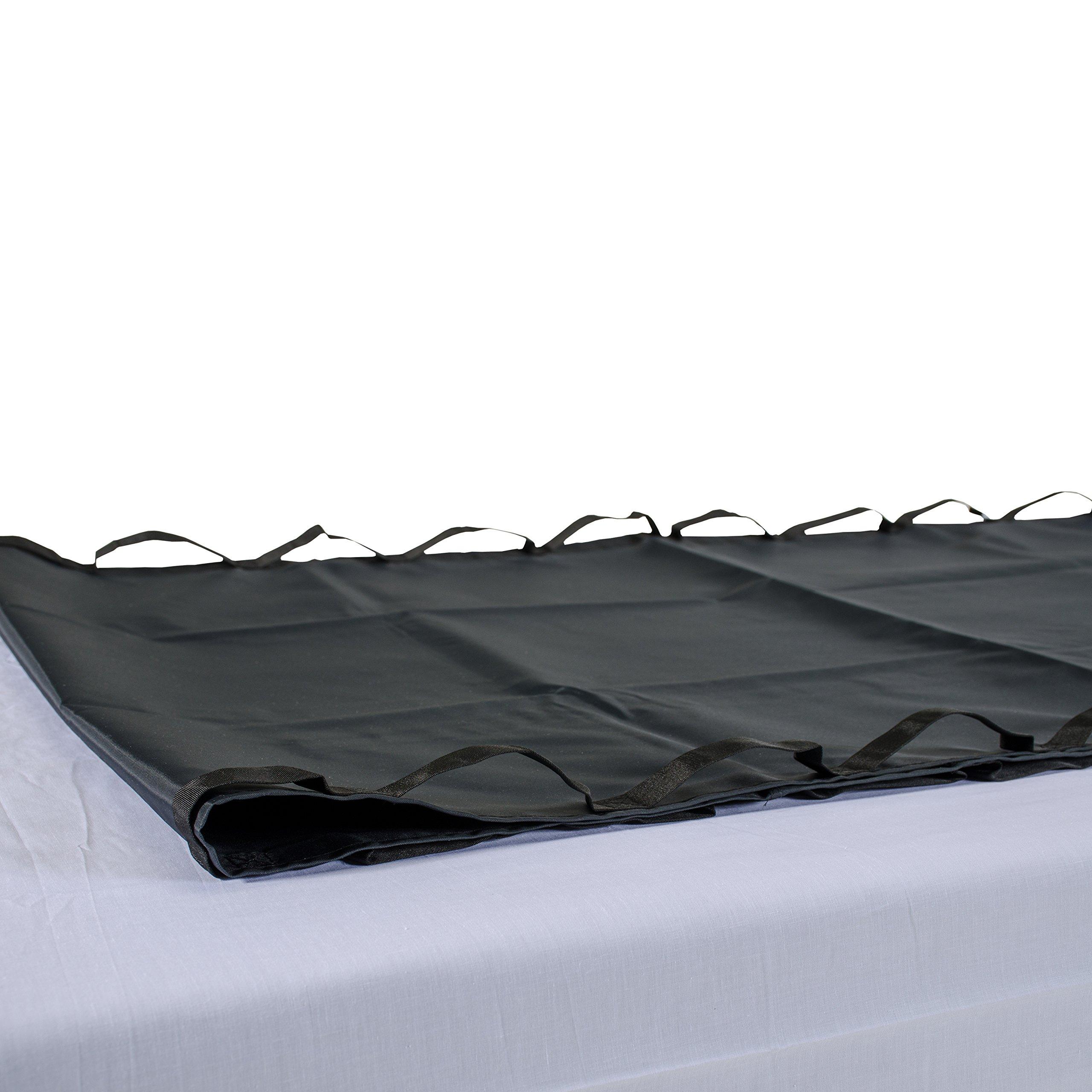 Patient Aid Patient Aid 48\" x 28\" Tubular Reusable Slide Sheet with Handles | for Patient Transfers, Turning, and Repositioning in Bed | Sliding Draw Sheets to Assist Moving Elderly & Disabled