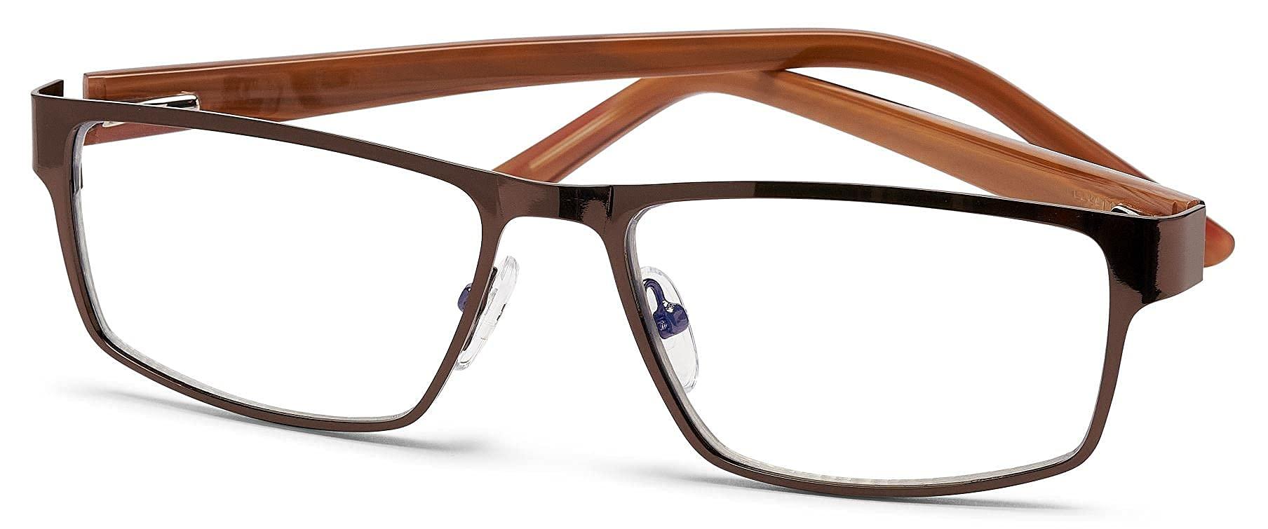 Allo Cal Optix Allo Blue Light Blocking SALAM - Brown - Strength +2.25