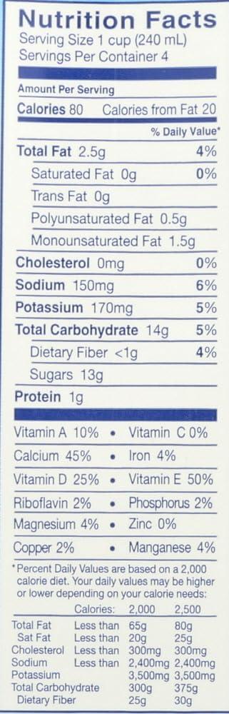 Blue Diamond Almonds Blue Diamond Almond Breeze Milk Vanilla, 32 Ounce (Pack of 12)