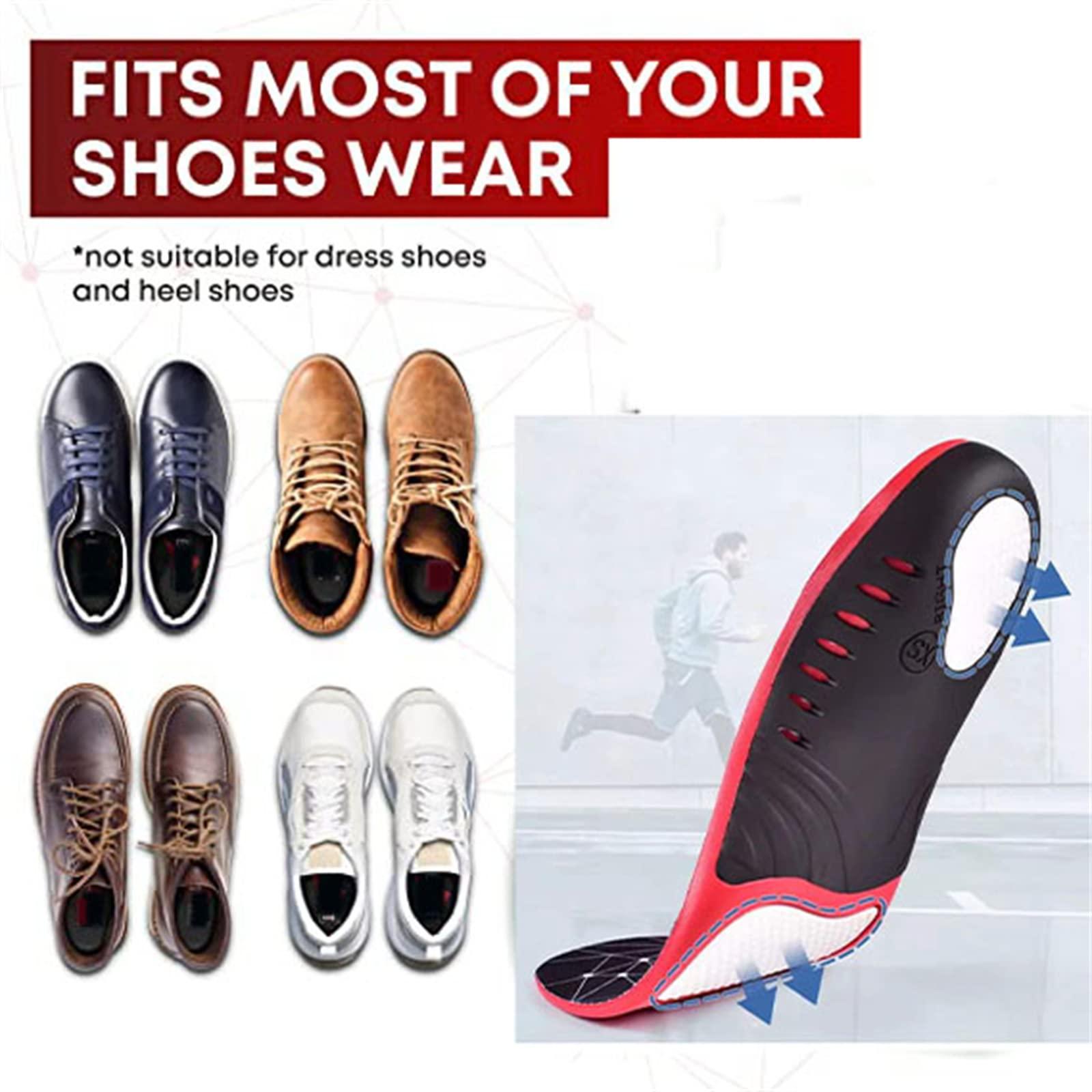 ZNGG ZNGG Plantar Fasciitis Insoles Arch Support For Men &Women, Orthotic Insoles Heel Pain Relief Running Orthopedic Inserts,Boot Shoe Insole for Plantar Fasciitis,Overpronation,Bunion,Flat Feet