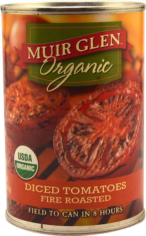 Muir Glen Muir Glen Organic Diced Fire Roasted Tomatoes, 14.5 oz (Pack of 4)