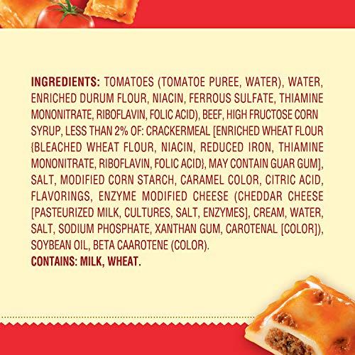 Chef BOYARDEE Chef Boyardee Mini Micro Beef Ravioli, Microwave Food, 7.5 OZ Microwaveable Bowl (12 Bowls)