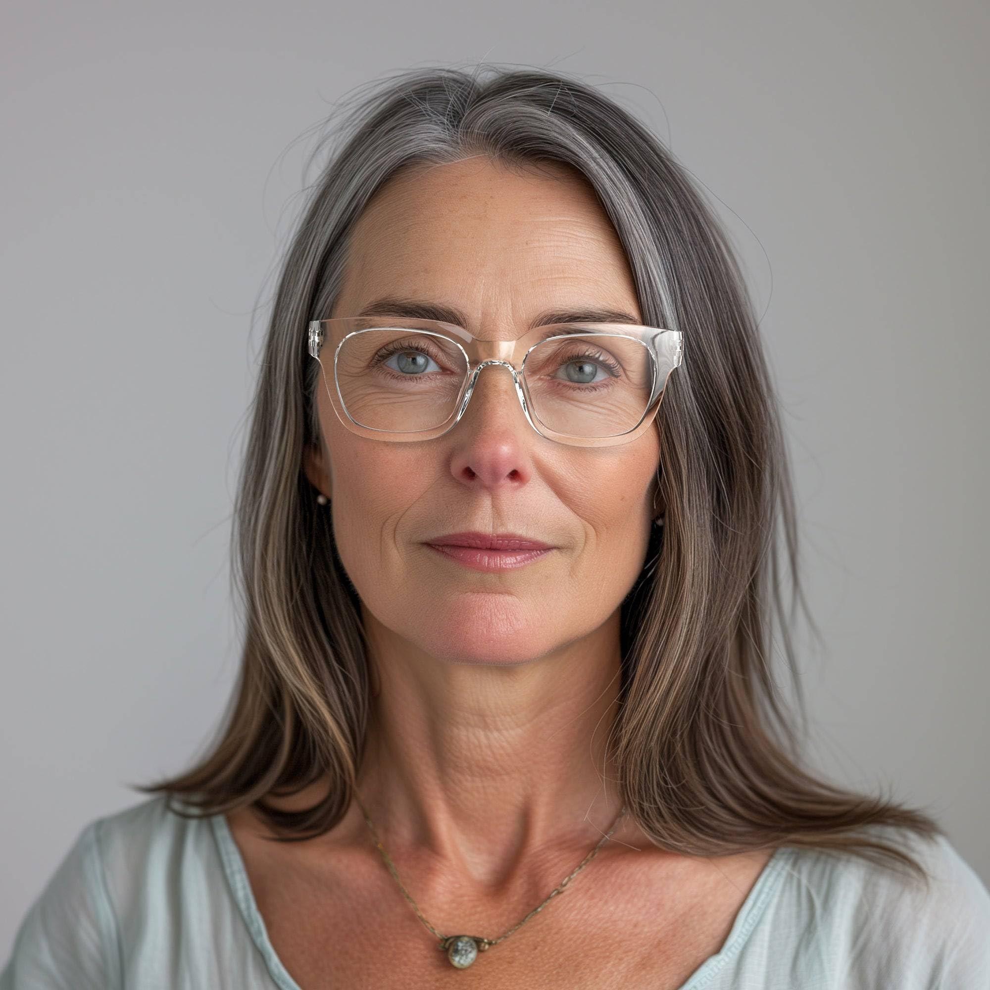 LONDON MOLE LONDON MOLE Eyewear | Reading Glasses | Rectangular Glasses | Cool Readers | Men\'s Women\'s Unisex | Spring Hinges | Transparent | + 3.0