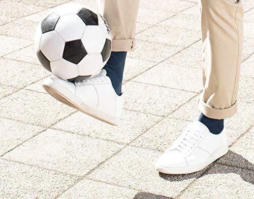 JOBST JOBST Casual Pattern Compression Knee High Socks, Closed Toe, 20-30 mmHg Firm Support for Swollen Legs, Ocean Blue, Size: Large, Regular Length