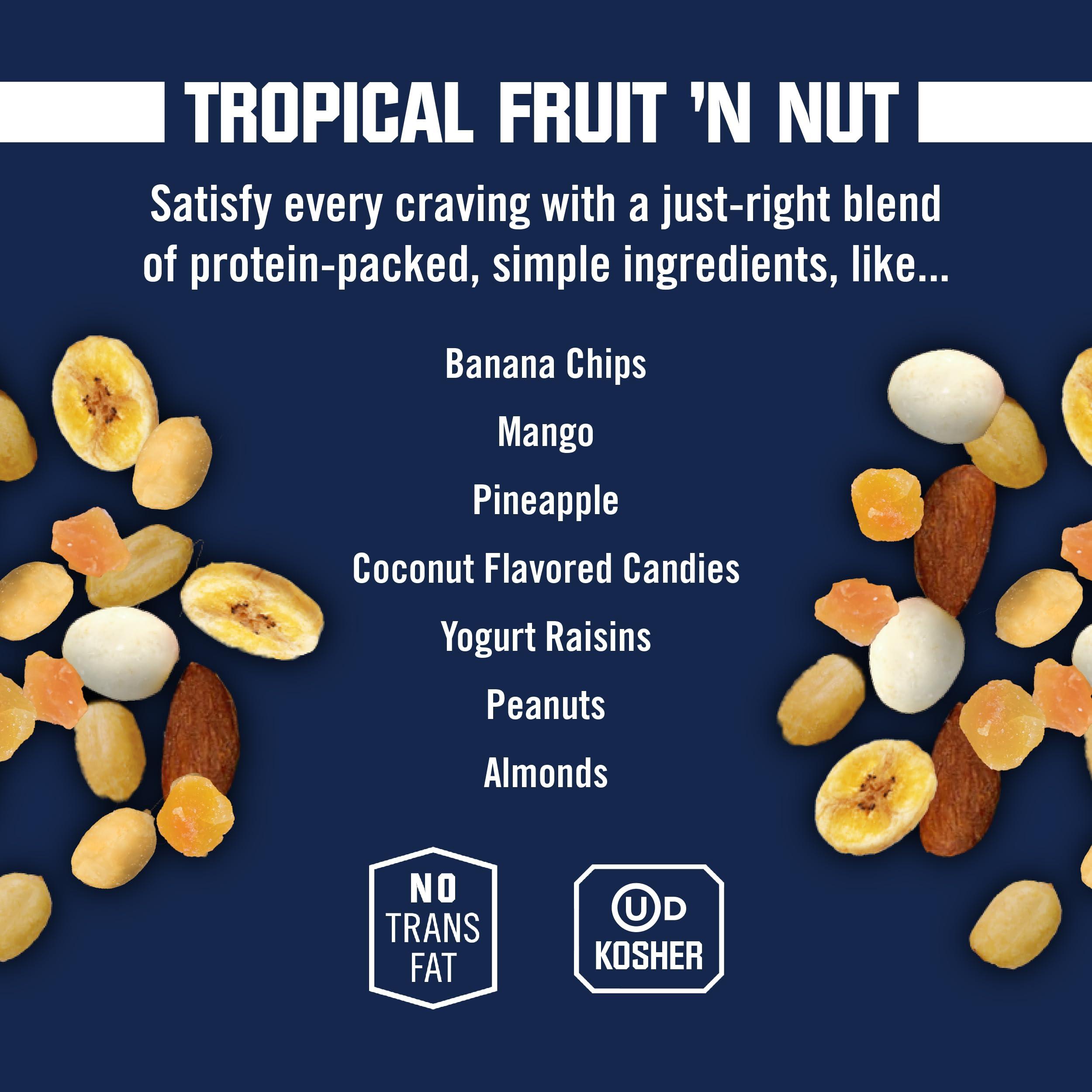 Kar's Kars Nuts Tropical Fruit N Nut Trail Mix, 28 oz Resealable Pouch (Pack of 1), Gluten-Free Snack Mix