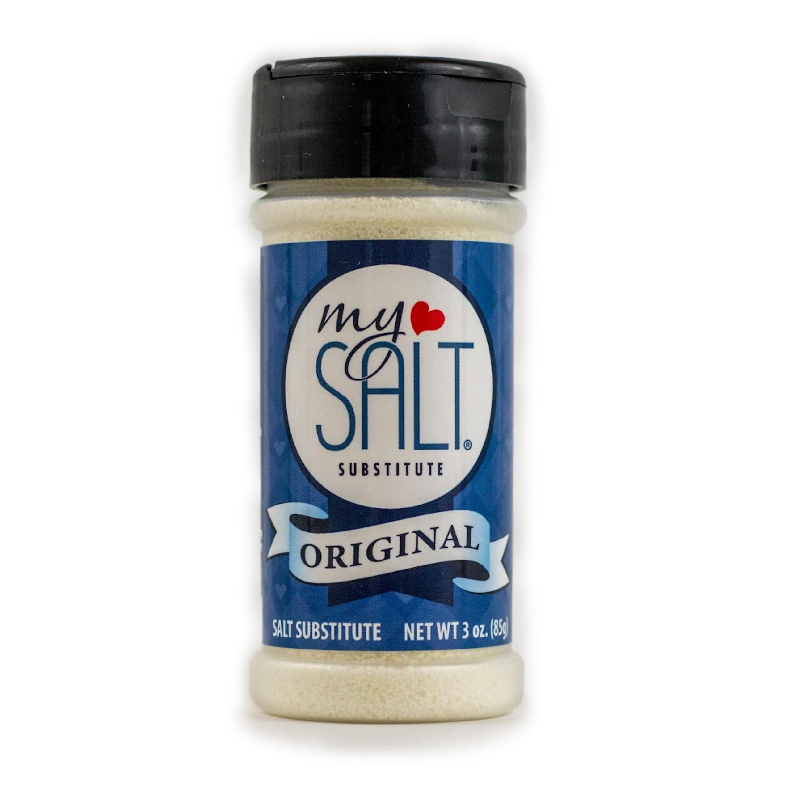 My Salt MySALT Original Salt Substitute 100% Sodium-Free Use at The Table and In All Your Low-Sodium Foods and Recipes