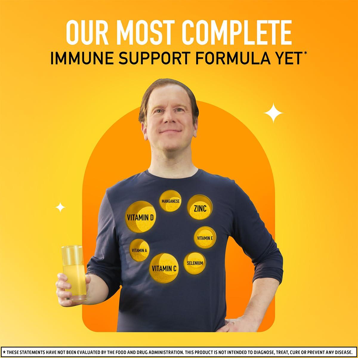 Airborne Airborne 1000mg Vitamin C + Zinc Immune Support Supplement Chewable Tablets, Citrus Flavor with Powerful Antioxidants Vitamins A C & E, 116 Chewable Tablets (2 Pack)