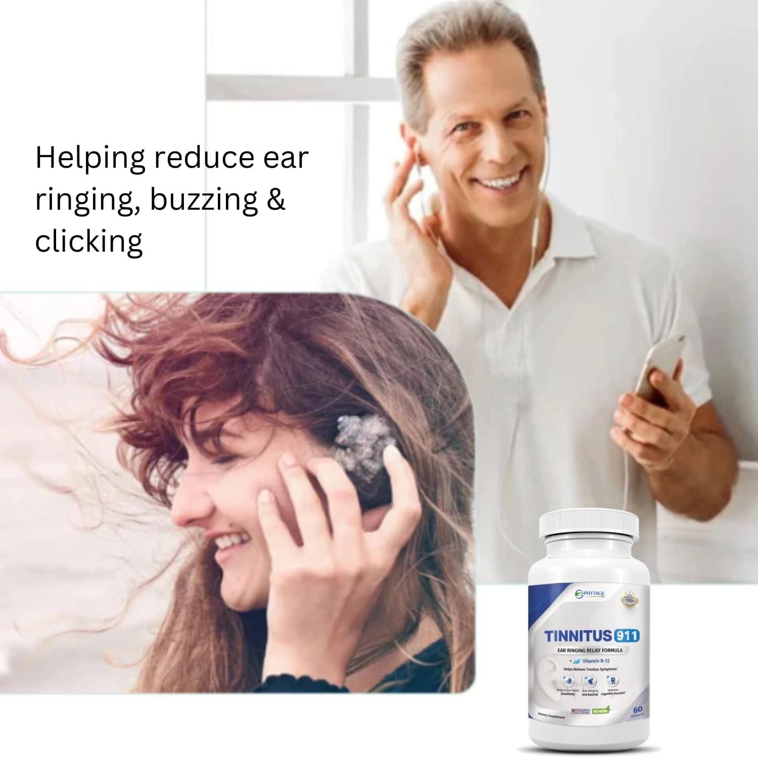 Phytage Labs Phytage Labs Tinnitus 911 - Tinnitus Relief Supplement - Ear Ringing Relief - 2 Pack