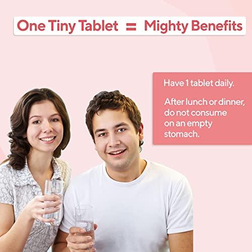 Generic Biotin Tablets | Boosts Keratin Production, Reduce Hair Fall and Promote Hair Growth with Natural Sesbania Agati Leaf Extract for Healthy Hair, Skin & Nails for Both Men & Women (60 Tablets)