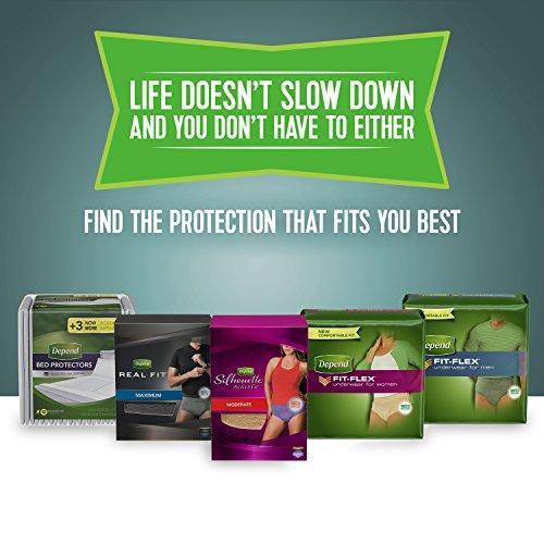 Depend Depend Incontinence Protection with Tabs, Maximum Absorbency, L , 16 ct