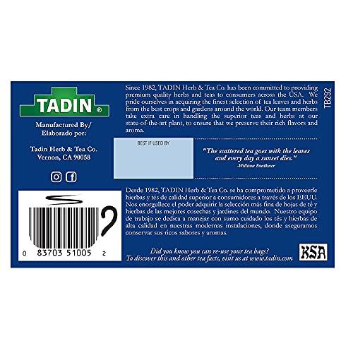 Tadin Herb and Tea Tadin Detox Dandelion Tea Blend. Caffeine Free. 24 Tea Bags. 1.19 oz. Pack of 6