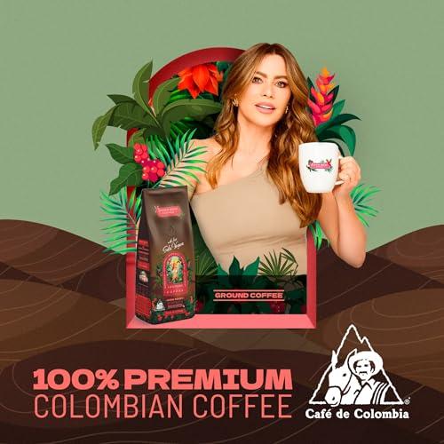 Dios Mio Dios Mio Coffee by Sofia Vergara | 100% Colombian Premium Ground Coffee | Strength, Dark Roast/Bags | Rich, Smooth Flavor | Fair Trade Coffee Beans | Empower Women Coffee Growers
