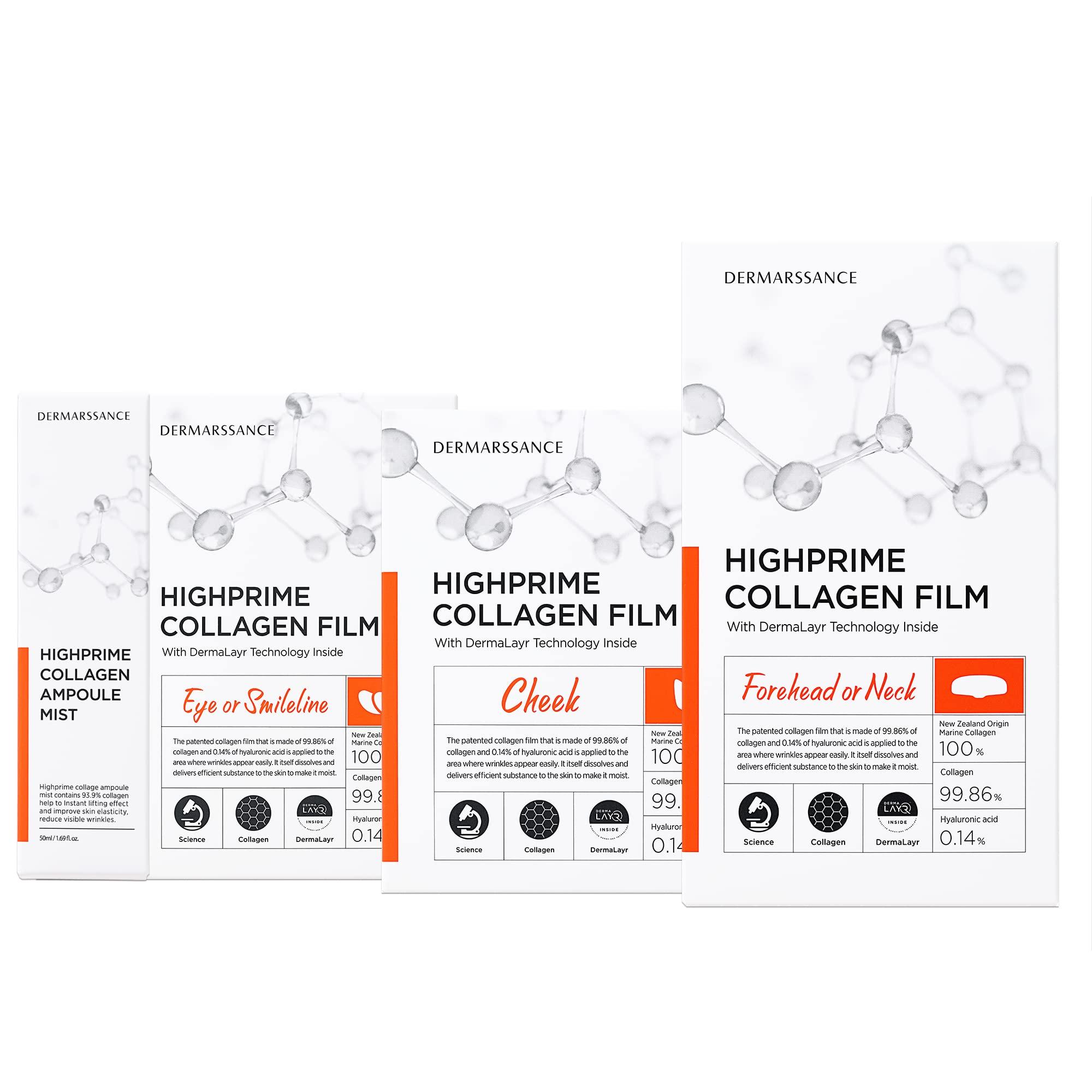 DERMARSSANCE DERMARSSANCE Highprime Collagen Film & Mist Kit - Full Set for 5 Sessions