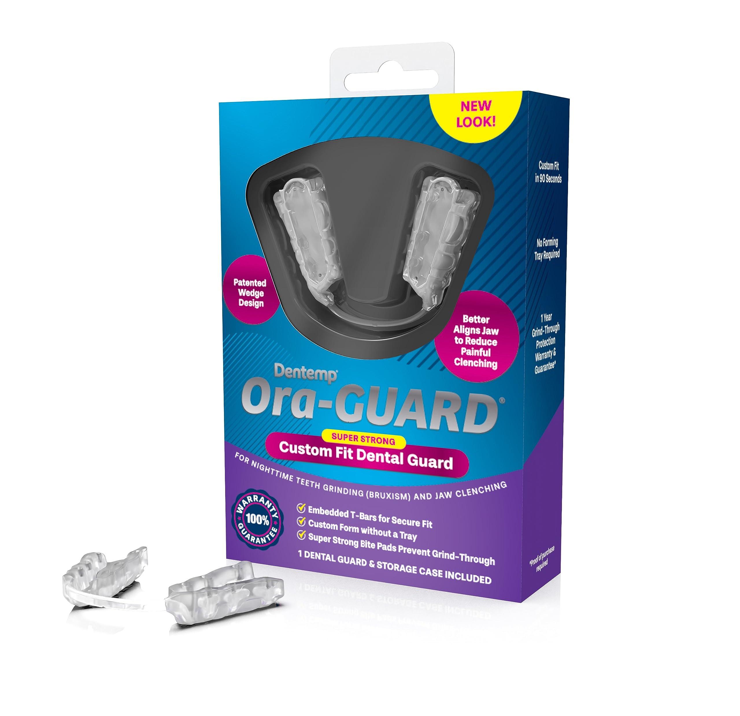 Dentemp Dentemp Ora-Guard Custom Fit Dental Guard - Bruxism Night Guard for Teeth Grinding - Mouth Guard for Clenching Teeth at Night - Comfortable Mouth Guard for Sleeping - Relieve Soreness in Jaw Muscles