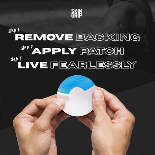 Skin Grip Skin Grip Adhesive Patches for Freestyle Libre 3 CGM Waterproof & Sweatproof Adhesive for 10-14 Days, Pre-Cut Adhesive Medical Tape, Continuous Glucose Monitor Sensor Cover 20 Pack, Blue