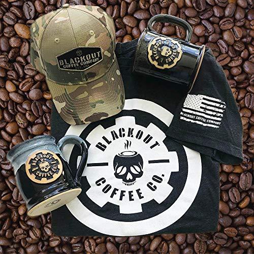 Blackout Coffee Co. Blackout Coffee, Smooth Finish, Ground or Whole Bean, 100% Light Roast Arabica Beans, Small Batch Roasted in the USA 12 oz Bag (Whole Bean)