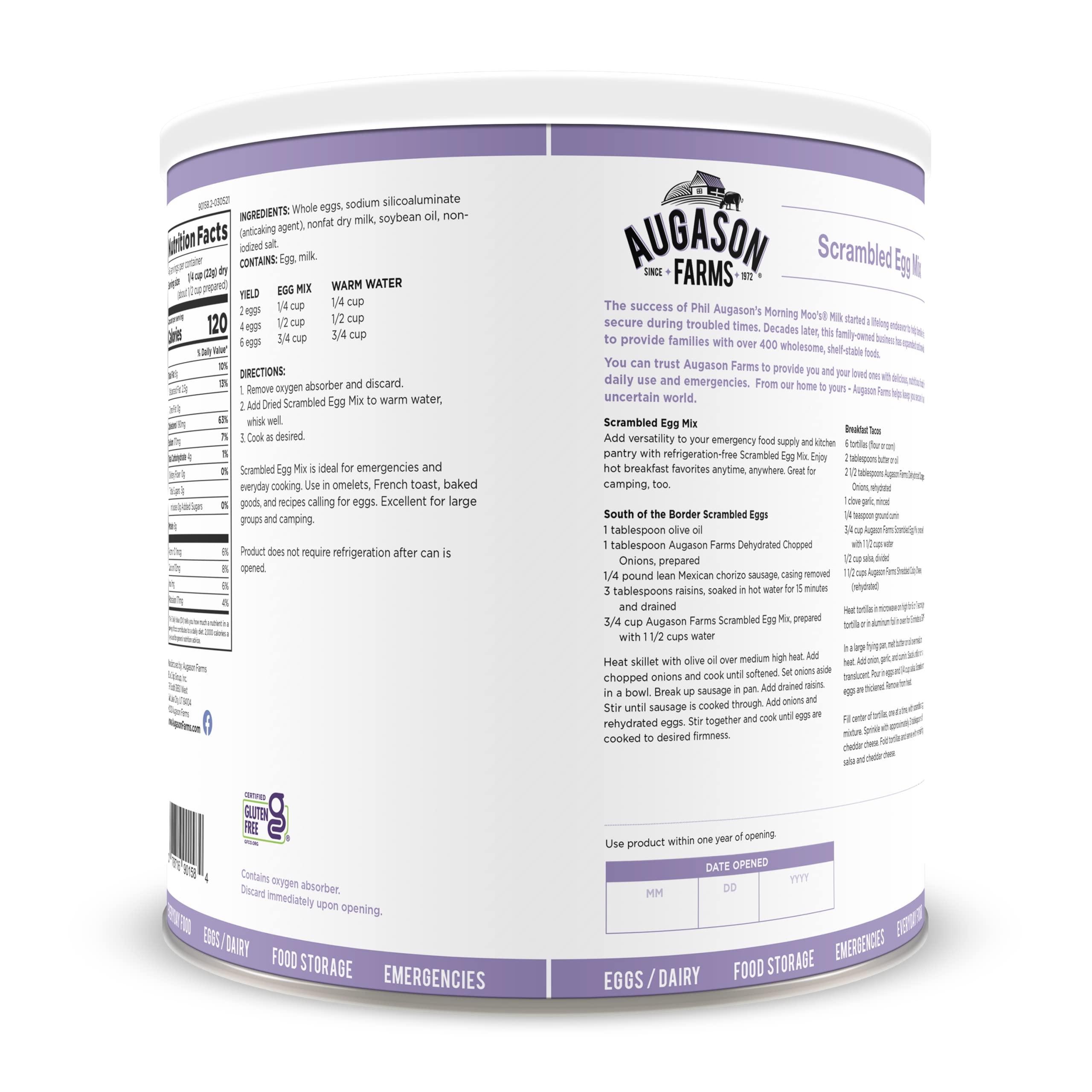 Augason Farms Augason Farms Scrambled Egg Mix (2 lbs.) and Sugar & Honey Powder Blend