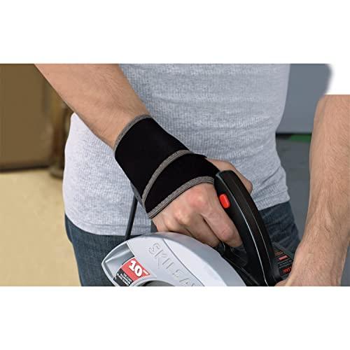 ACE ACE Brand Adjustable Compression Wrist Support, Moderate Support for Weak, Sore or Injured Joints, Wrist Support Conforms to Wrist, One Size Fits Most