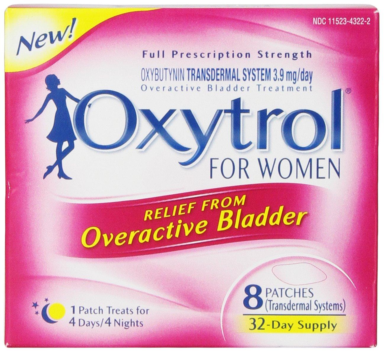 Oxytrol for Women Oxytrol for Women Overactive Bladder Transdermal Patch, 8 Count