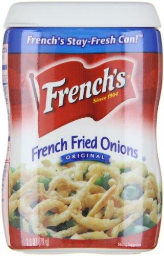 French's French's French Fried Onions, Original, 2.8-Ounce Cans (Pack of 24)
