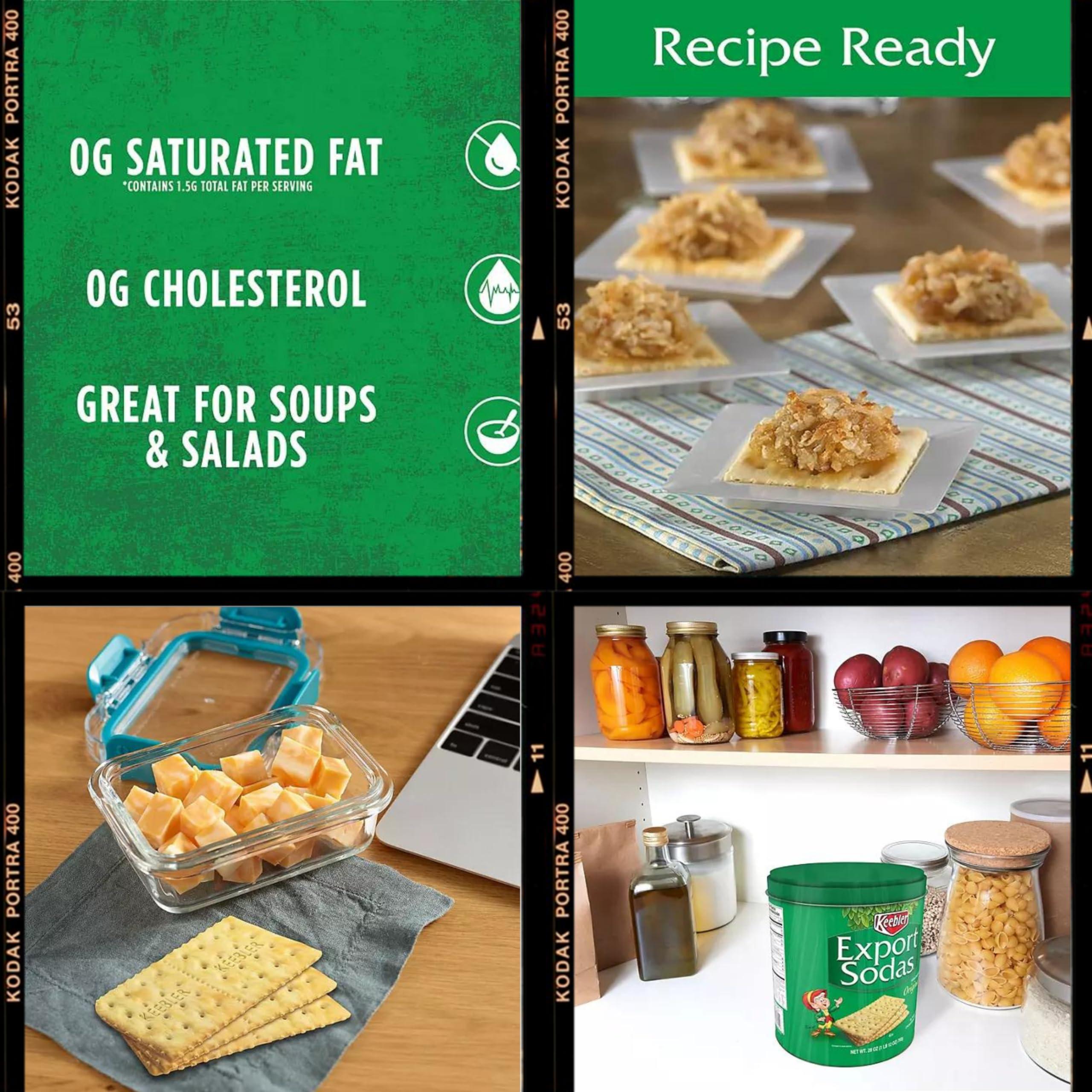 DRINKOLIN Sodas Original Crackers (28 oz Pack Of 2 - With napkins) - Contains no saturated fat and no cholesterol - By Drinkolin