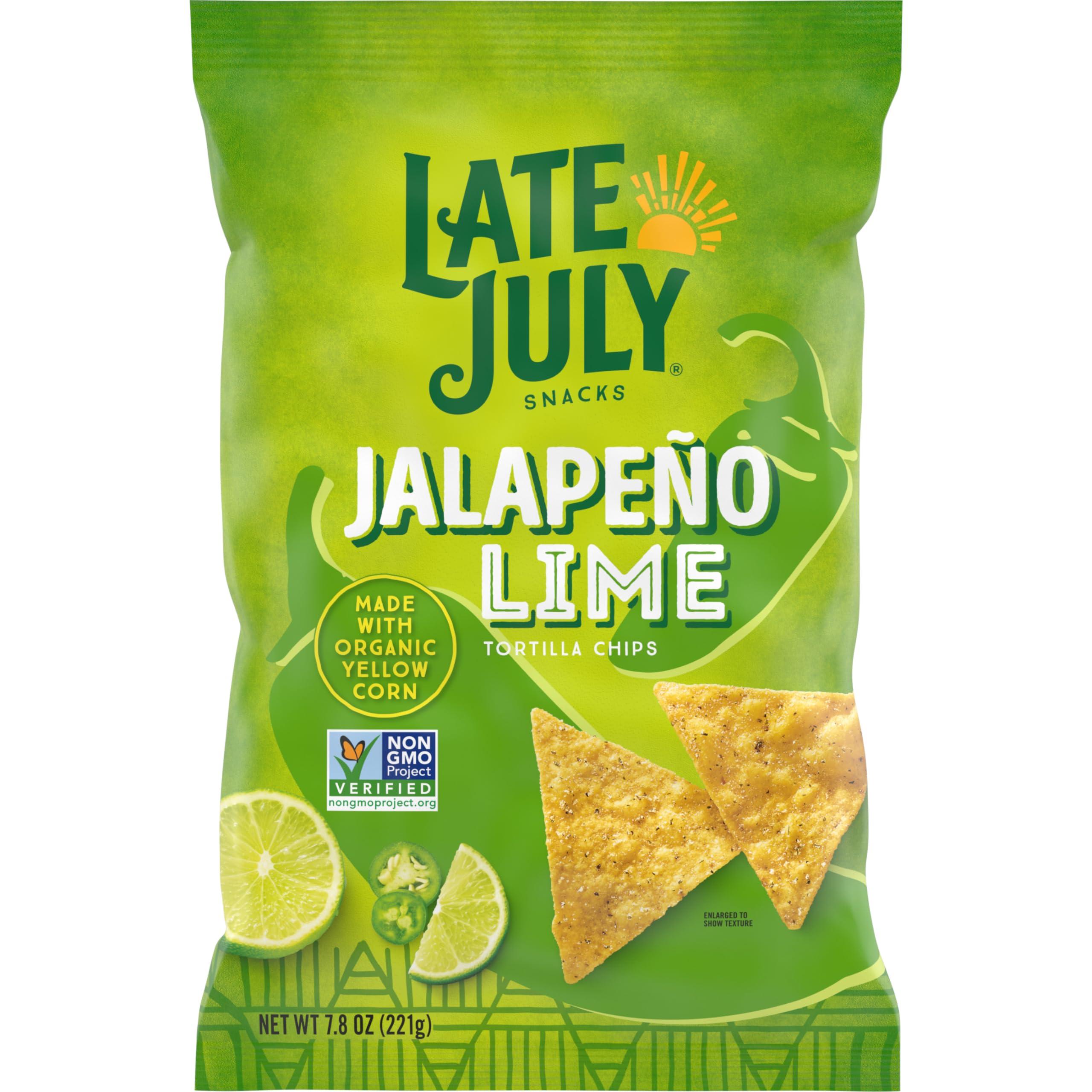 Late July Late July Snacks Jalapeño Lime Tortilla Chips, 7.8 Oz